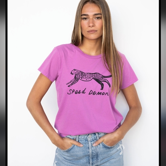 MOTHER Tops - Mother Boxy Goodie Goodie Speed Demon T-shirt